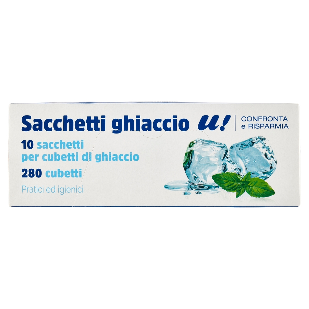 10 Sacchetti per Cubetti di Ghiaccio U! Confronta e Risparmia